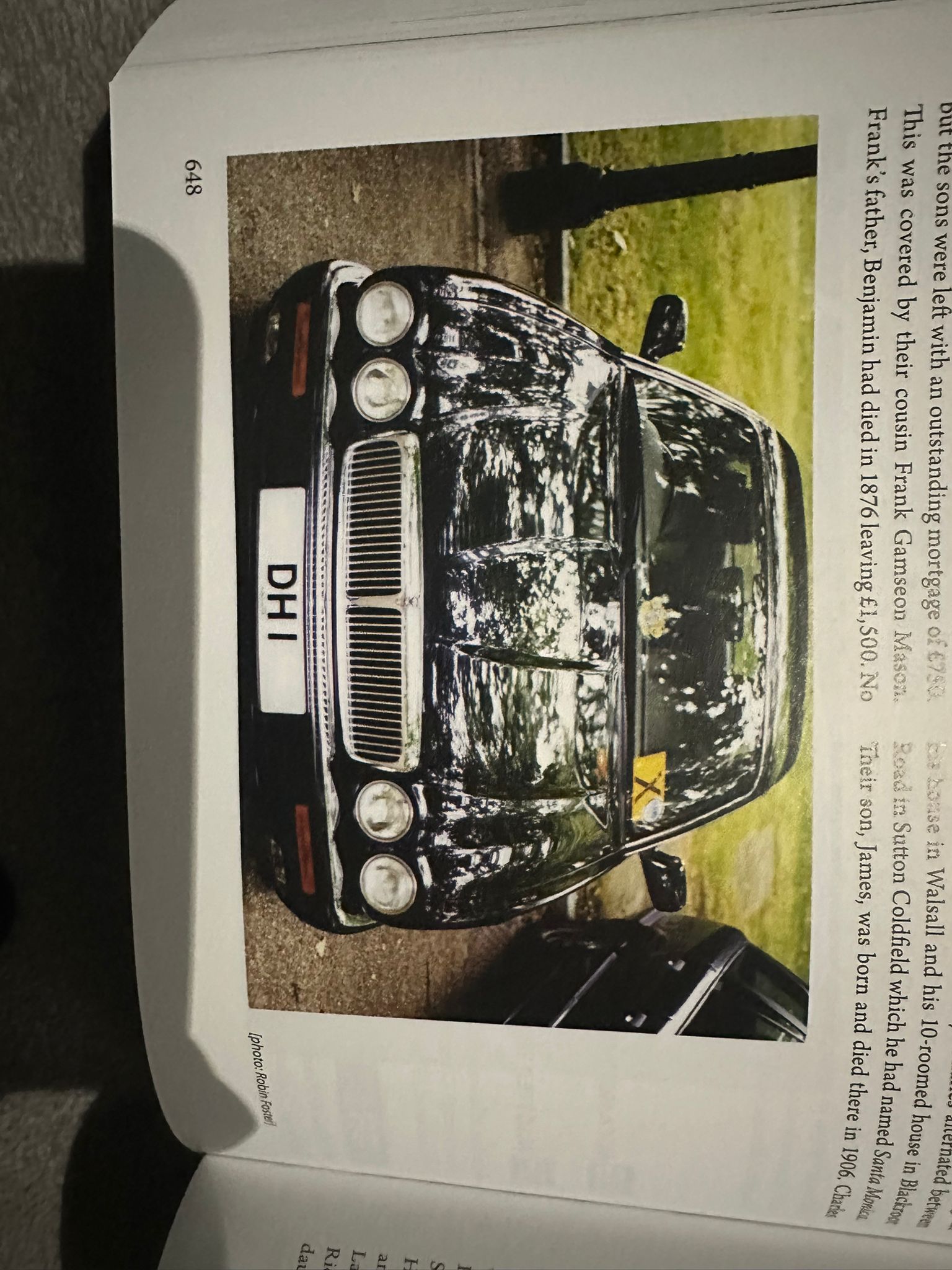 UK Number Plate DH 1